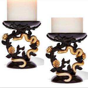 Halloween Bath & Body Works three wick candle holders.